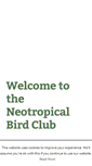 Mobile Screenshot of neotropicalbirdclub.org